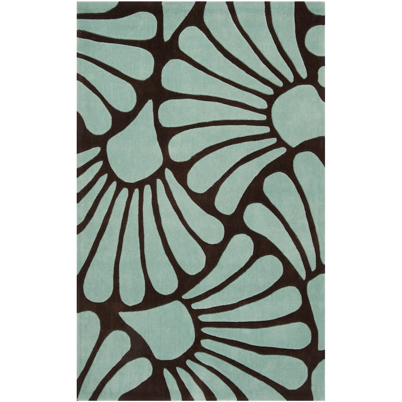 SAFAVIEH Handmade Modern Art Meiko Modern Polyester Rug
