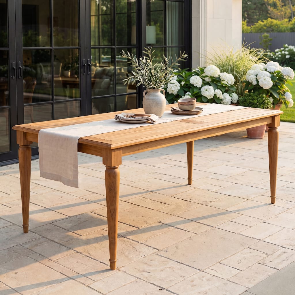 Cambridge Casual Ventura Teak Outdoor Rectangular Dining Table