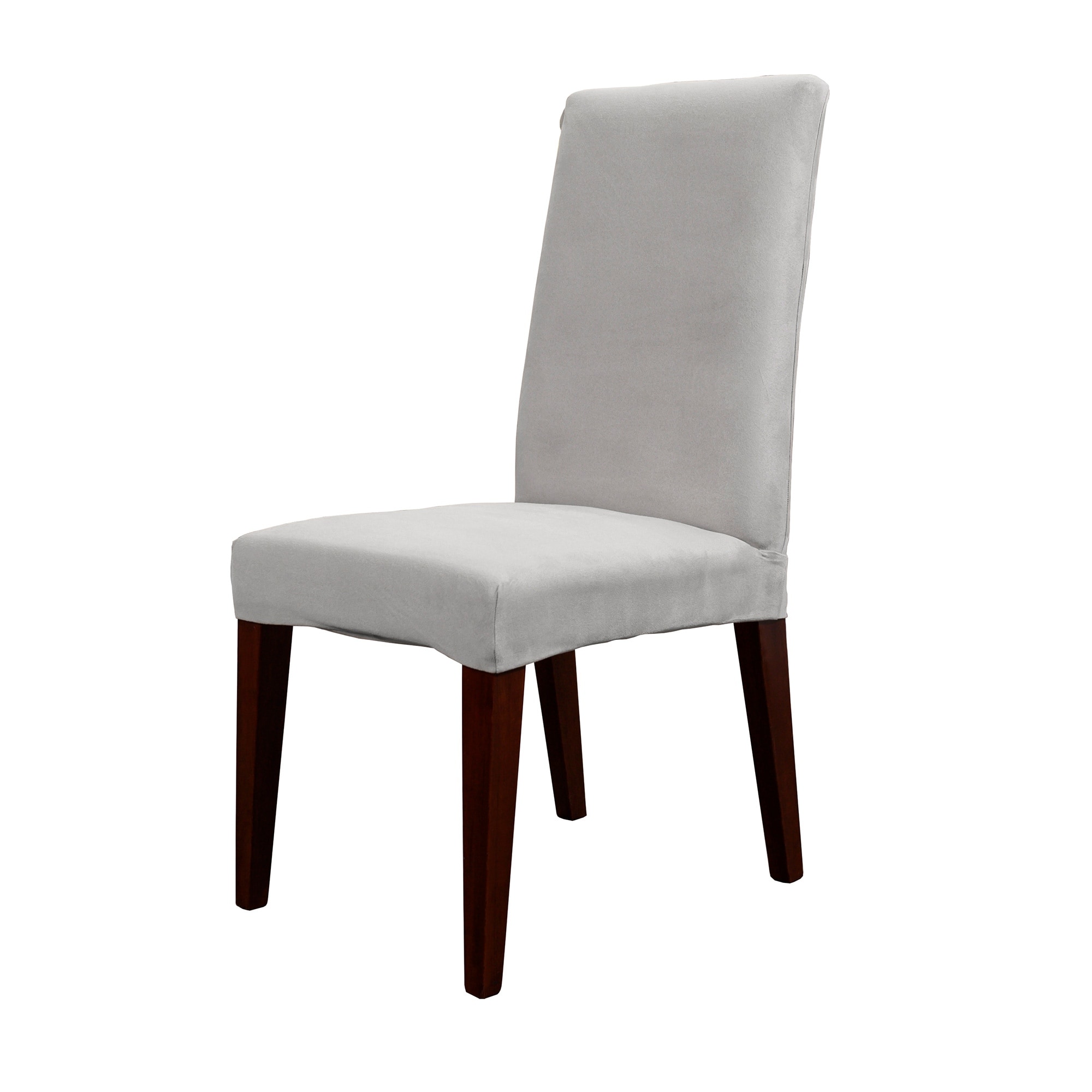 Shorty Dining Room Chair Slipcover NEW Sure Fit Monaco White/Midnight 