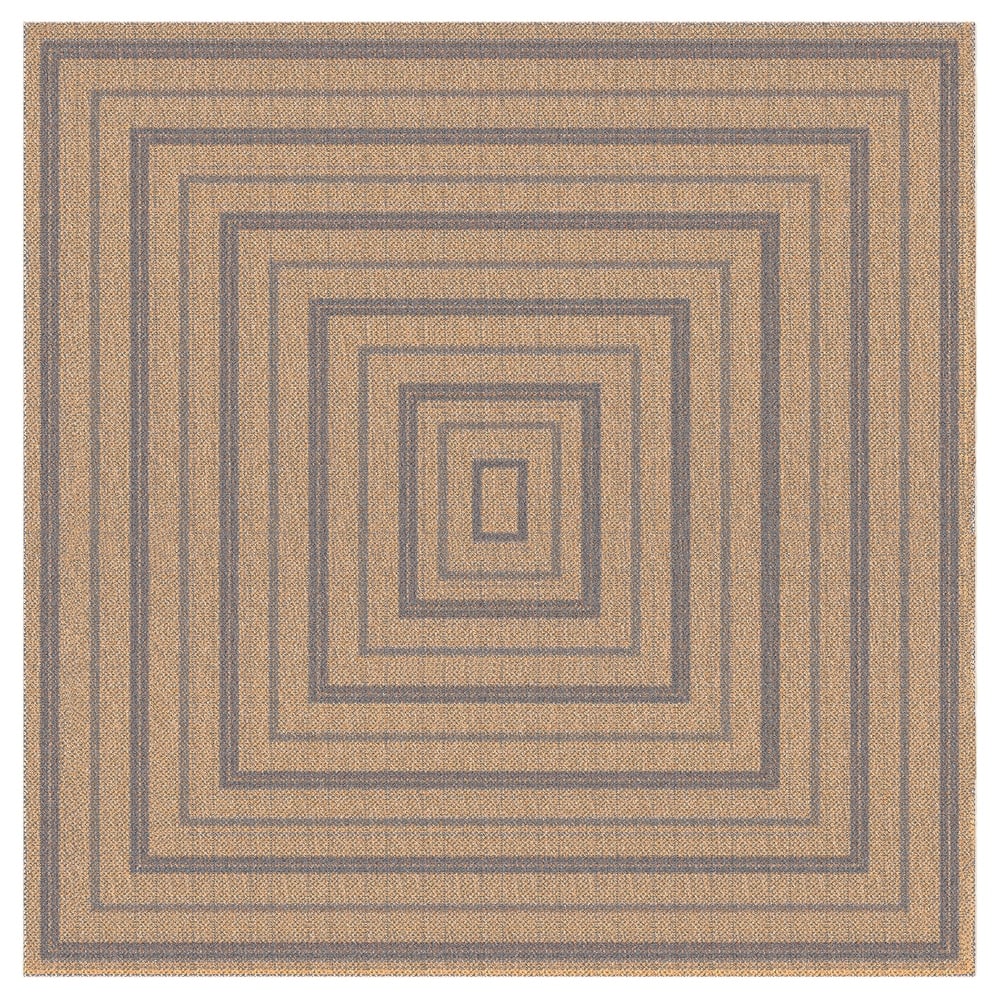Liora Manne Sahara Multi Border Indoor/Outdoor Rug