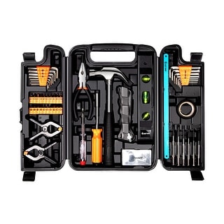 95-Piece Household Hand Tool Kit with Wrenches Screwdriver Set in - See details