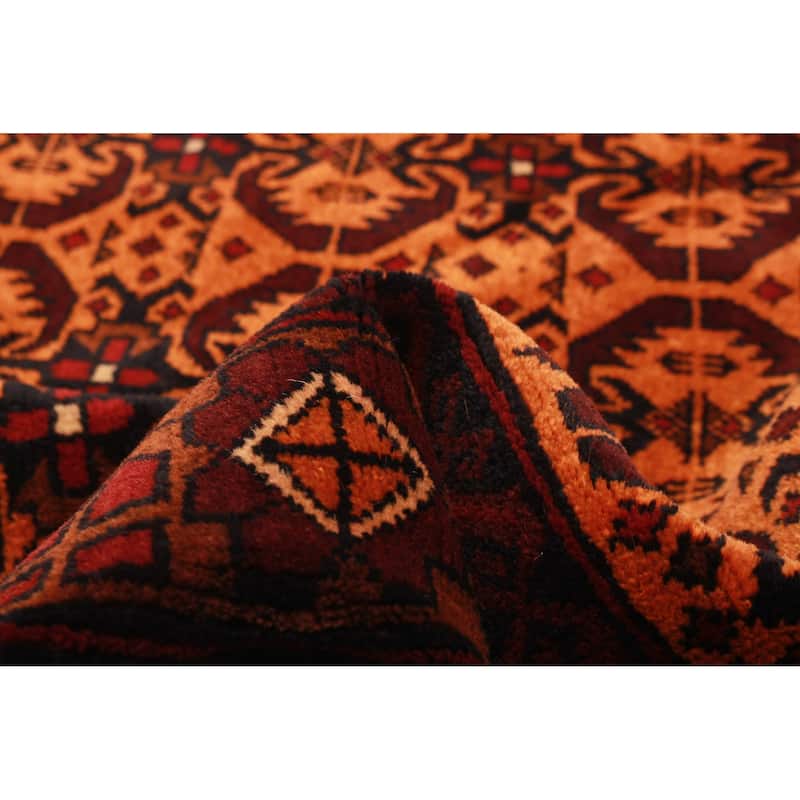Teimani Orange Rug 2'11" x 4'8" - 2'11 x 4'8