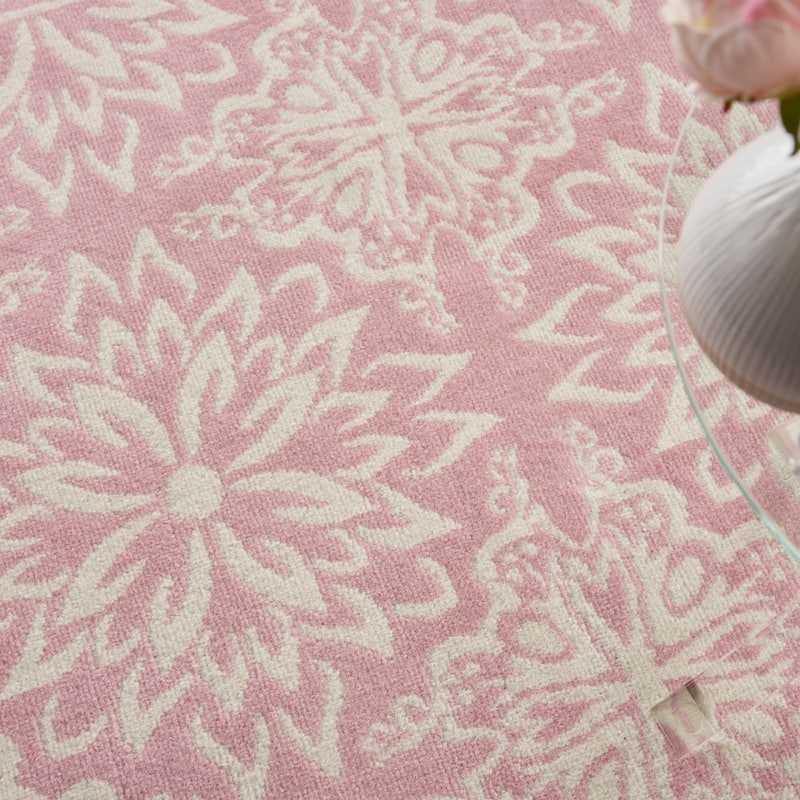 Nourison Jane Floral Medallion Indoor only Area Rug