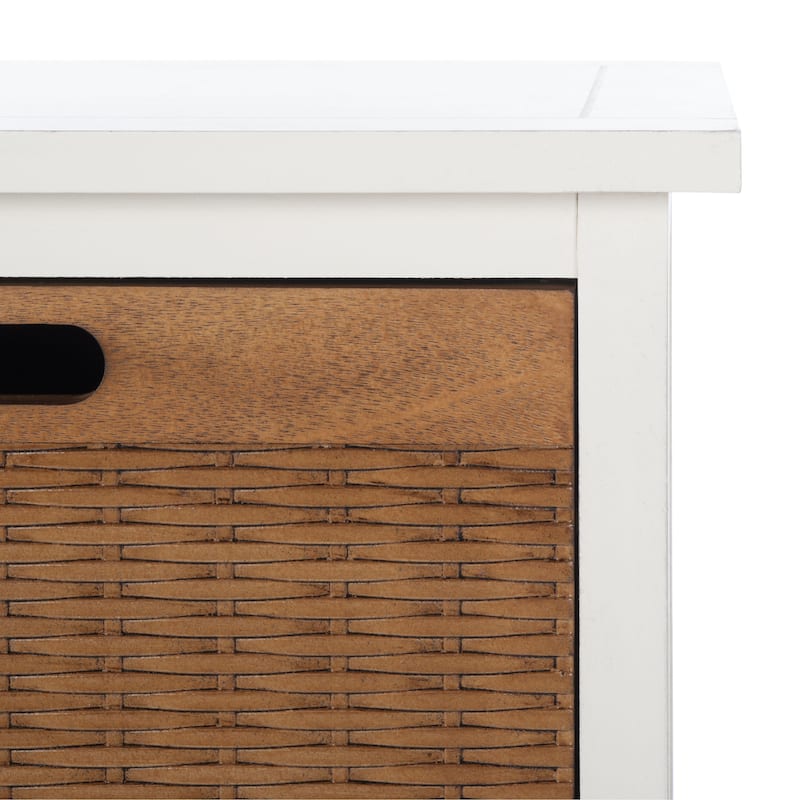 SAFAVIEH Landers Farmhouse 6-Drawer Storage Chest - 30" W x 12.5" L x 26" H