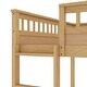 preview thumbnail 10 of 11, Wooden Bunk Bed with Ladder, Guardrails, and Detachable Design for Kids or Guest Room