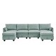 preview thumbnail 7 of 31, Modern U-Shape Sectional Sofa, Convertible Sofa Bed for Living Room with Storage Spaces