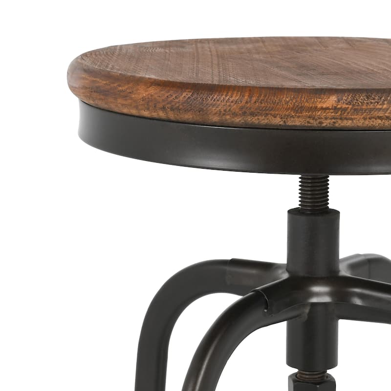 Peralta 24" Counter Stool Black