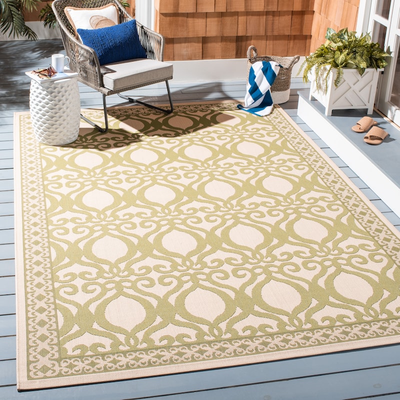 SAFAVIEH Courtyard Sjanelle Indoor /Outdoor Waterproof Patio Backyard Rug