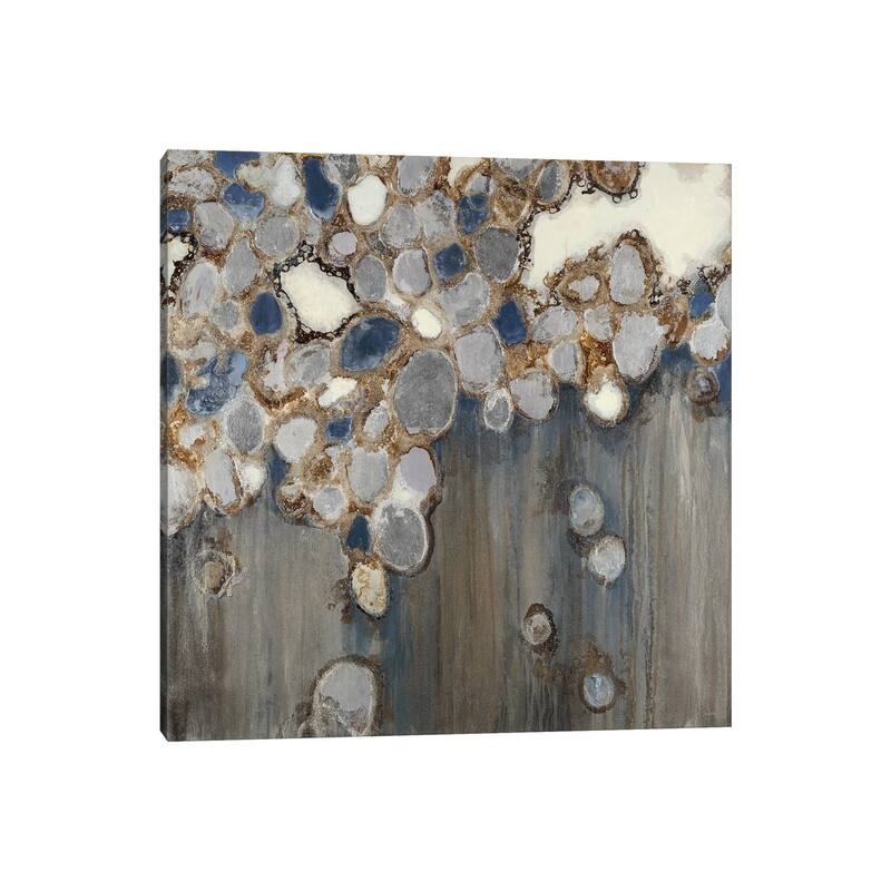 iCanvas "Indigo Oyster Shells" by Liz Jardine Canvas Print
