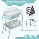 preview thumbnail 22 of 33, Babyjoy Baby Changing Table with Bathtub, Folding & Portable Diaper - See Details