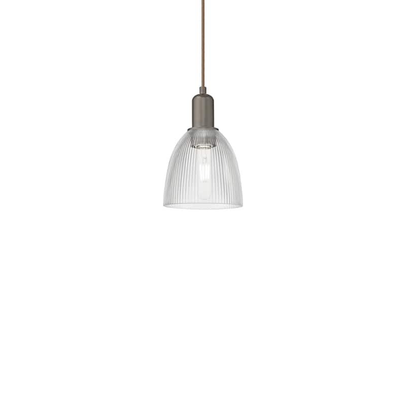 Innovations Lighting 716-1P-10-6 Castile Pendant Castile 6" Wide Mini - Oil Rubbed Bronze / Clear