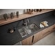 preview thumbnail 6 of 7, Ruvati 33-inch Low-Divide Undermount 40/60 Double Bowl 16 Gauge Rounded Corners Stainless Steel Kitchen Sink - 33 x 19 - 33 x 19