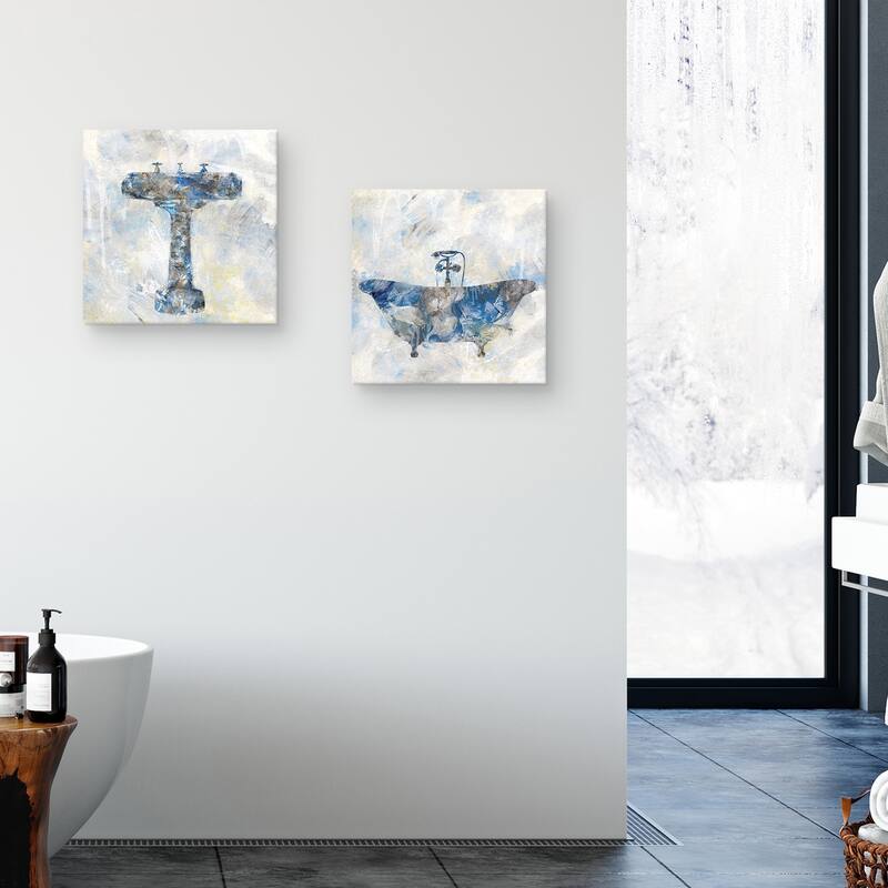 Painterly Bath by Studio Arts Canvas S/2 by Studio Arts Canvas Art Prints