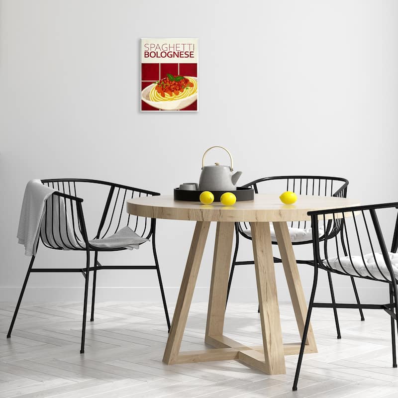 Stupell Spaghetti Classic Kitchen Wall Plaque Art Design By Kim Allen
