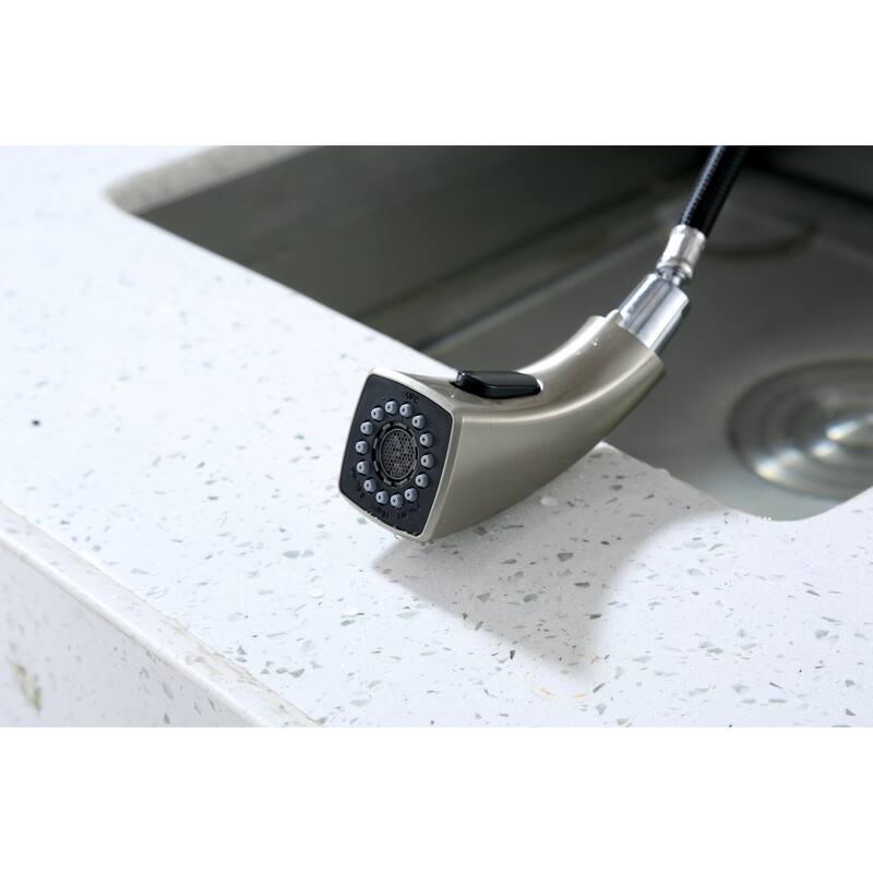 Ultra Faucets Quest Collection Single-Handle Kitchen Faucet With Pull-Down Spray