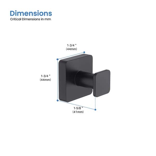 dimension image slide 1 of 5, Blaze Bathroom Towel and Robe Hook