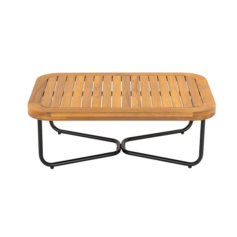 Christopher Knight Home - Evelyn Parker Elegant Lucca Outdoor Acacia Wood Sofa Set