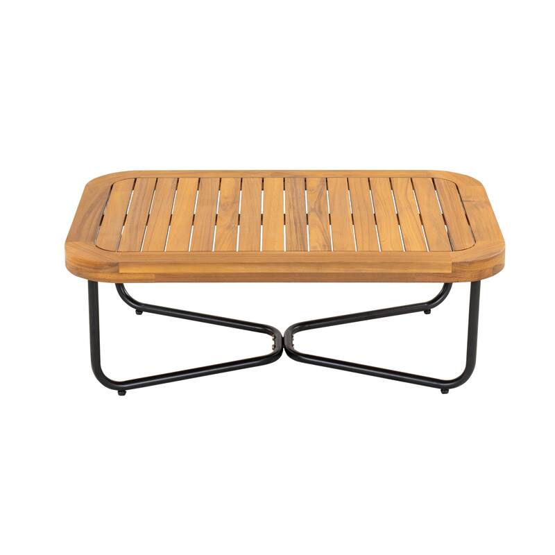 Christopher Knight Home- Mason Acacia Wood Outdoor Conversation Set