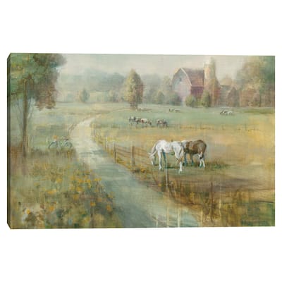 Tranquil Farm by Danhui Nai Canvas Art Print