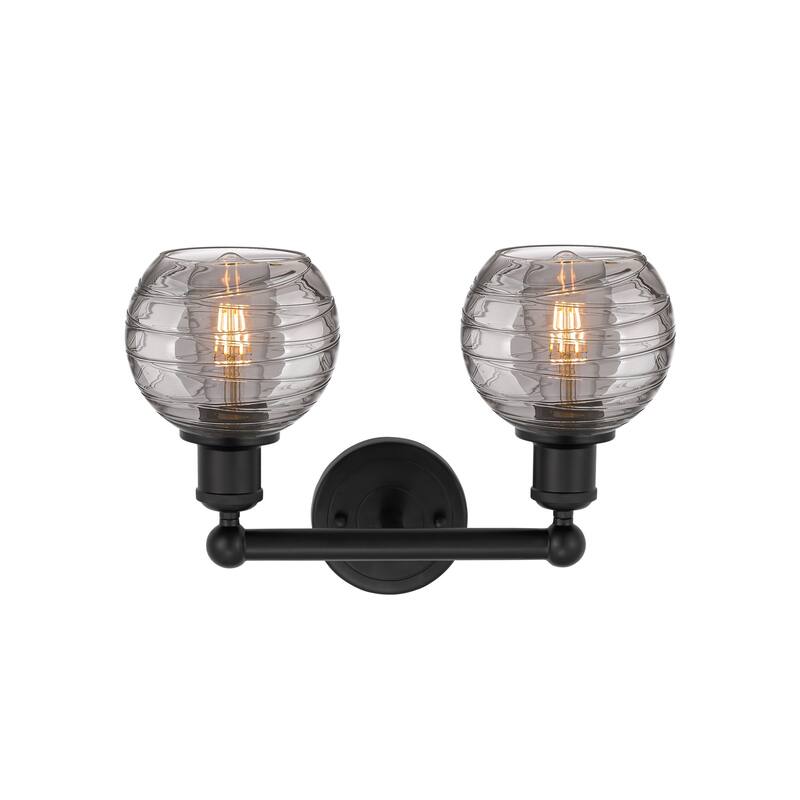 Innovations Lighting 616-2W 10 15 Athens Deco Swirl Vanity Athens Deco