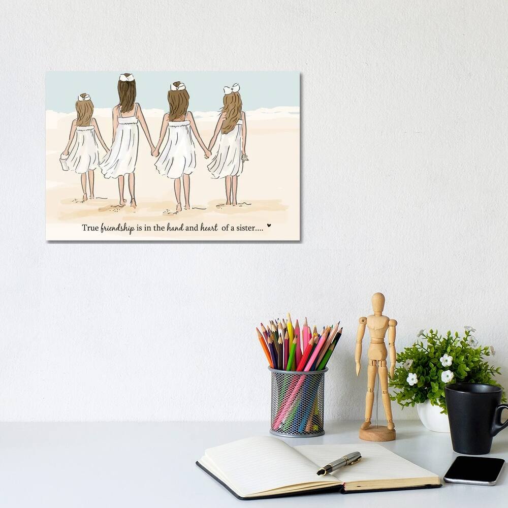 iCanvas "Sisters IV" by Heather Stillufsen Canvas Print