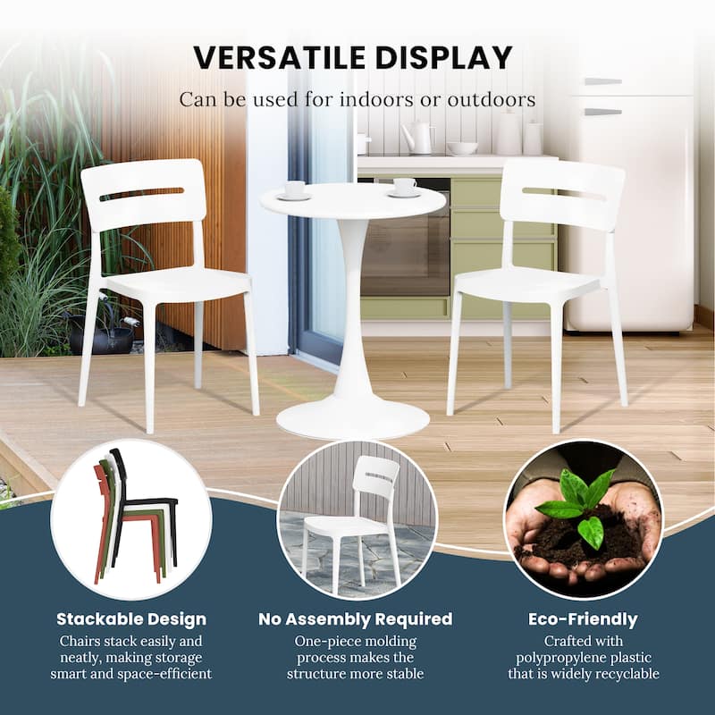 Frond and Form 4-Person Outdoor Square Dining Set