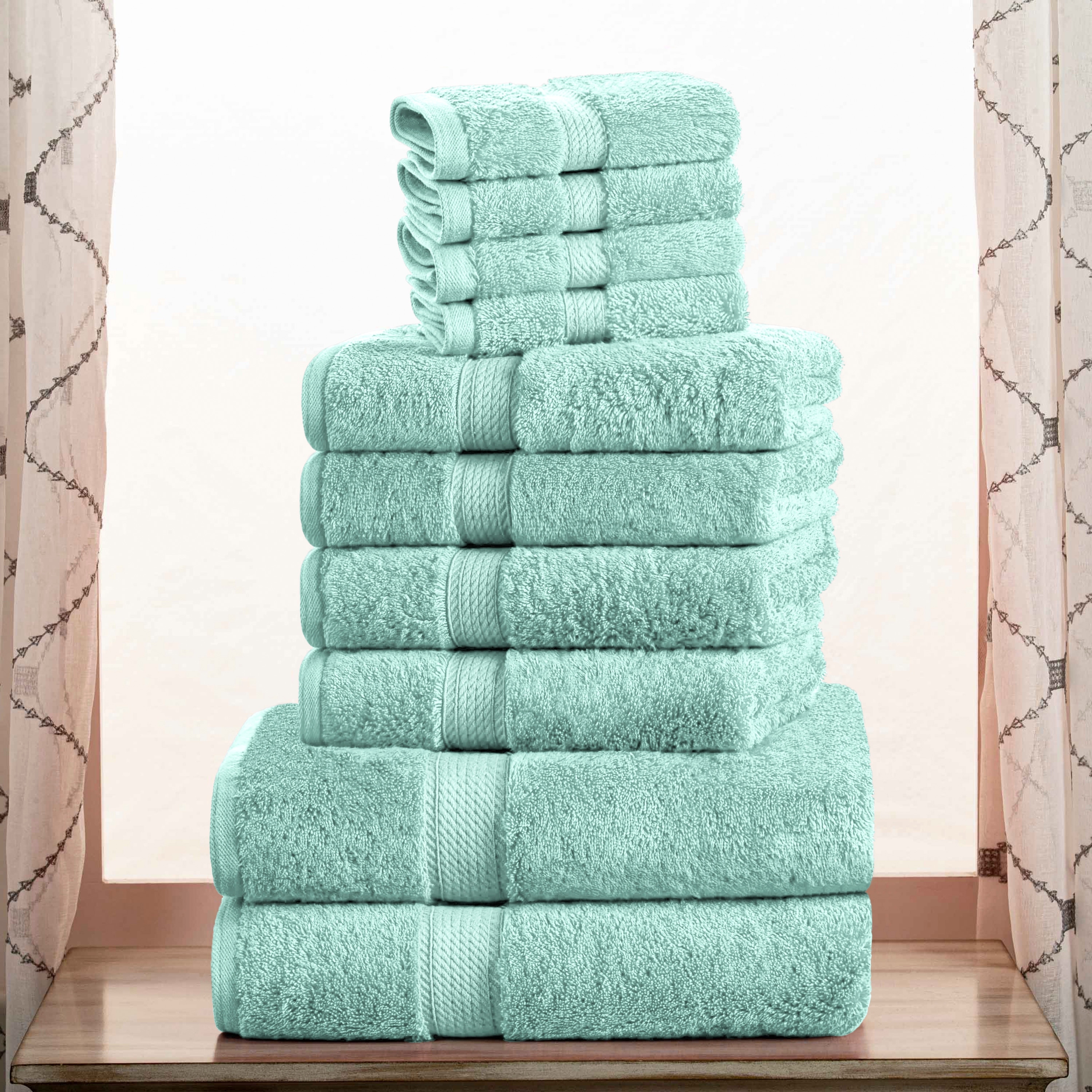 Superior Collection Luxurious 900 GSM Egyptian Cotton 6-piece Towel Set in  Teal (As Is Item) - Bed Bath & Beyond - 11065765