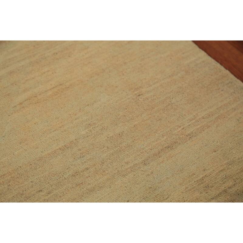 Striped Gabbeh Modern Rug Hand-Knotted Wool Carpet - 2'8" x 4'0"