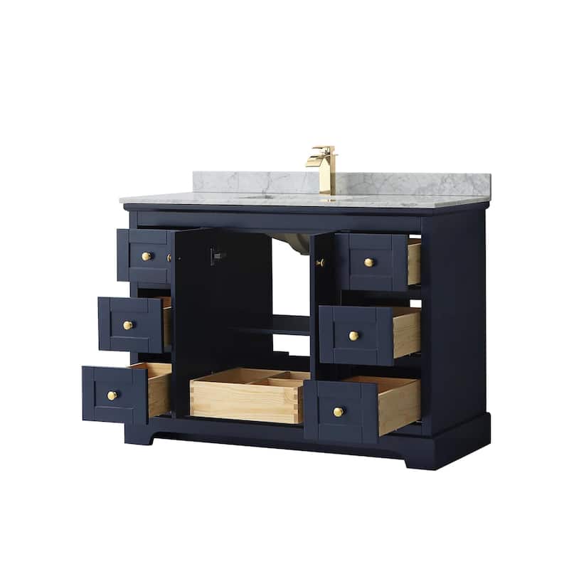 Wyndham Collection Avery 48" Free Standing Single Basin Vanity Set