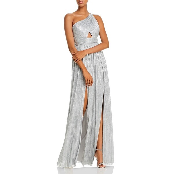 Aidan mattox silver dress Clearance