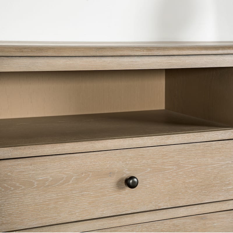 Furniture of America Trenden Farmhouse 72-inch Solid Wood 2-Drawer TV Stand