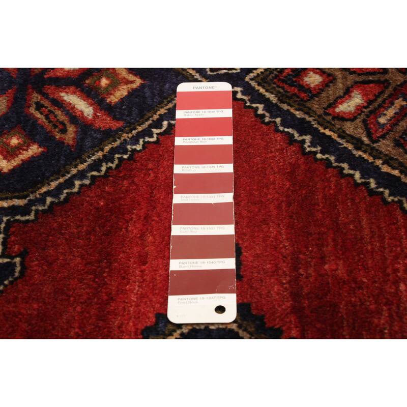 ECARPETGALLERY Hand-knotted Konya Anatolian Red Wool Rug - 3'10 x 9'9