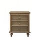 preview thumbnail 32 of 116, Wood NightStand with Metal Handle