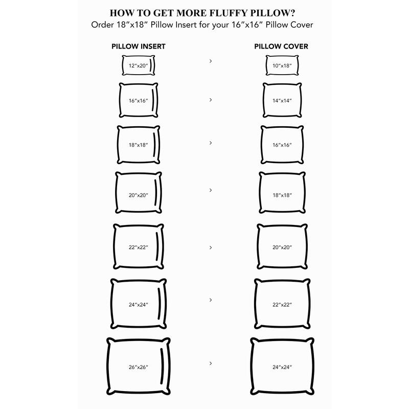 A1HC Pack of 1 Decorative Throw Pillow Insert, Down Feather Filled