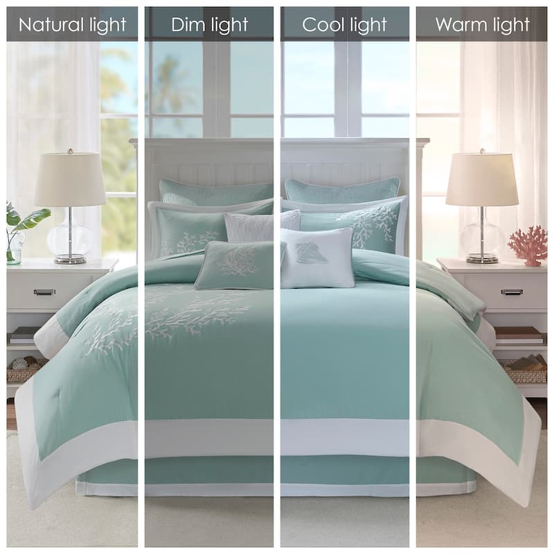 Harbor House Coastline Oversized Cotton Jacquard Comforter Set