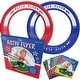 preview thumbnail 1 of 2, Activ Life Rings for Kids [Red/Blue] Best Basket Stuffers for Boys Toys Age Year Old Girls Gifts Fun Games Spring Beach