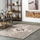 preview thumbnail 13 of 19, Nuloom Calliope SpinClean Bohemian Machine Washable Area Rug 4' x 6' - Brown - Rectangle