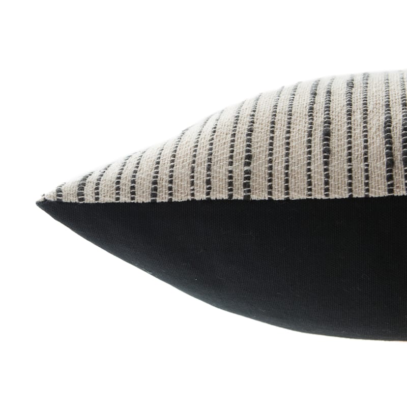 The Curated Nomad Otis Stripe Lumbar Pillow