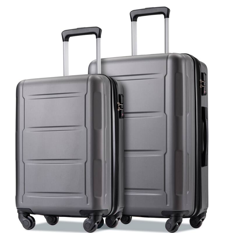 2pcs Durable Luggage Sets with Spinner Wheels and TSA Lock,20inch