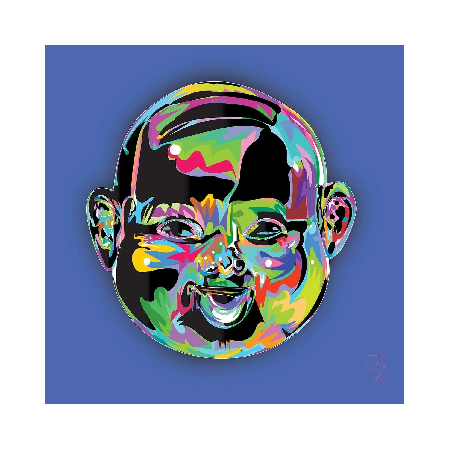 "Marble Baby" by TECHNODROME1 Canvas Print