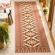 preview thumbnail 28 of 79, SAFAVIEH Veranda Eyvor Indoor/ Outdoor Waterproof Patio Backyard Rug 2'3" x 8' Runner - Red/Natural