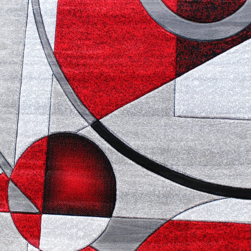 Modern Geometric Abstract Area Rug