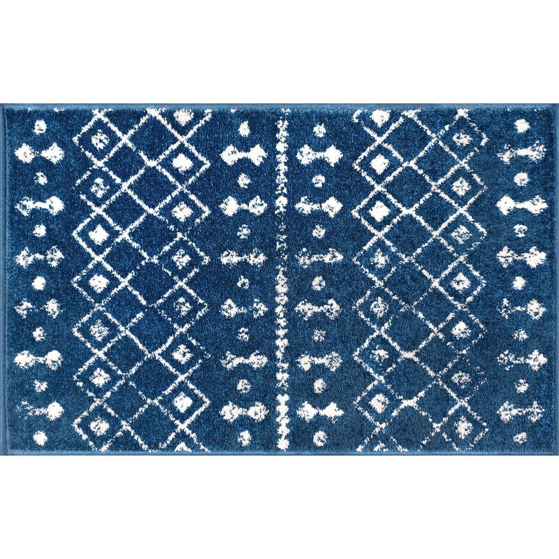 Jade Farmhouse Geometric Indoor Area Rug