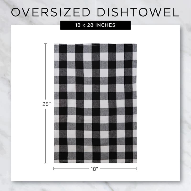 DII Tri Color Check Dishtowel (Set of 3)