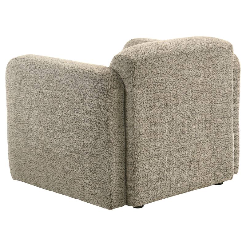 Dorset Fabric Upholstered Round Track Arm Accent Chair - 35.75" x 36.75" x 29.25"