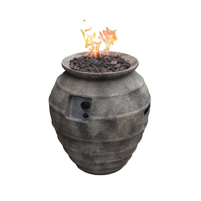 Modeno Pompeii Outdoor Fire Pit Table 23" Round Patio Heater - Propane