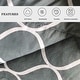 preview thumbnail 21 of 21, Shatex Microfiber 3 Pieces Bedding Comforter Sets Geometry, Queen
