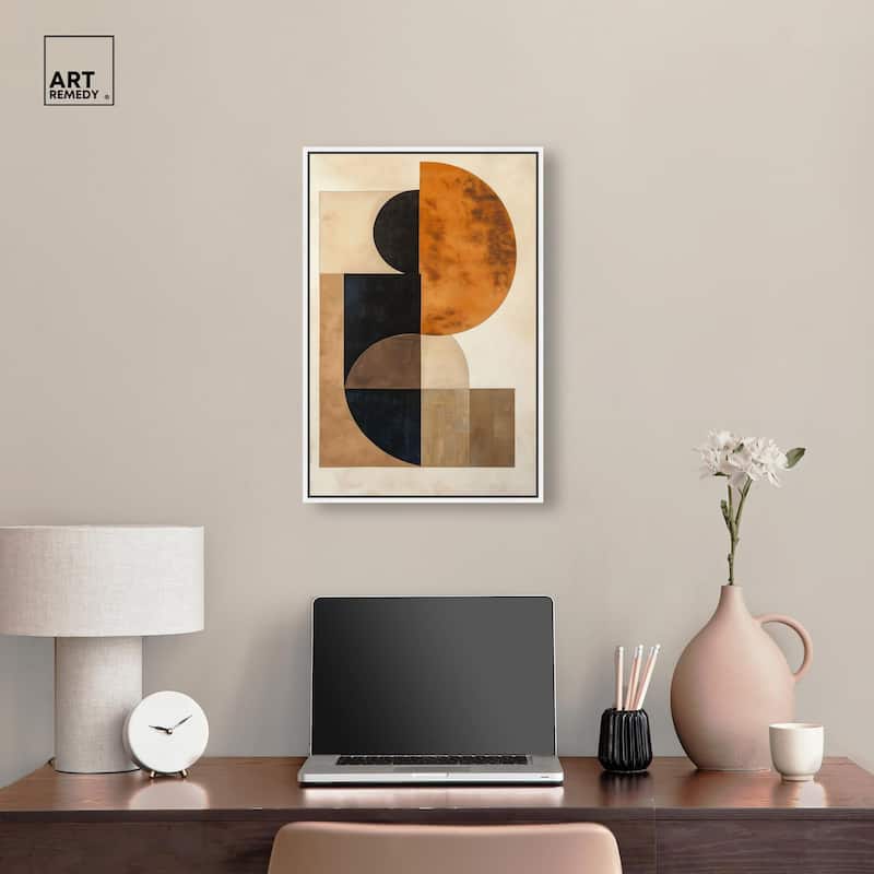Divided Circle II Canvas by Art Remedy
