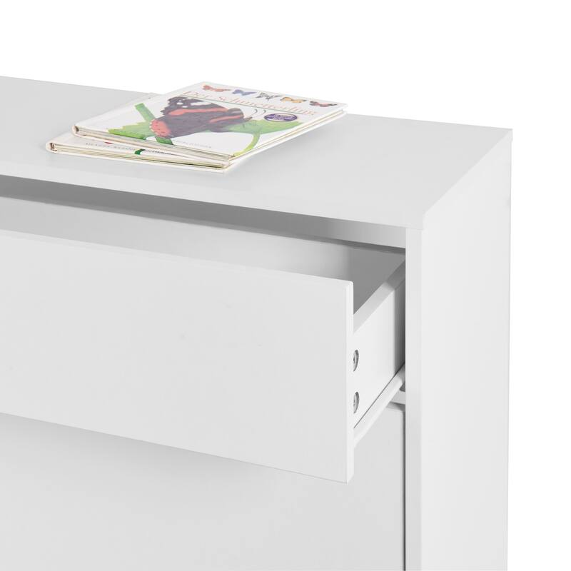 Shoe Storage Rack Storage Cabinet with Adjustable Flip Drawers, Metal Legs, and Space-Saving Design for Hallway, Entryway