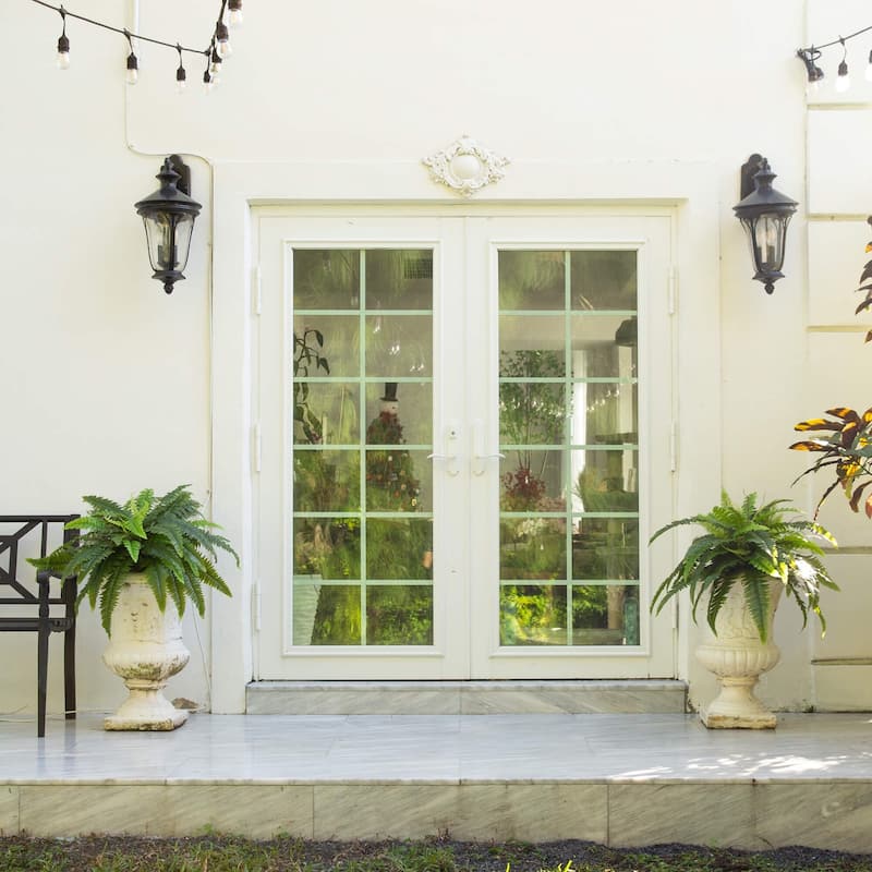 Artificial Boston Ferns - 40" - Green - Set of 2